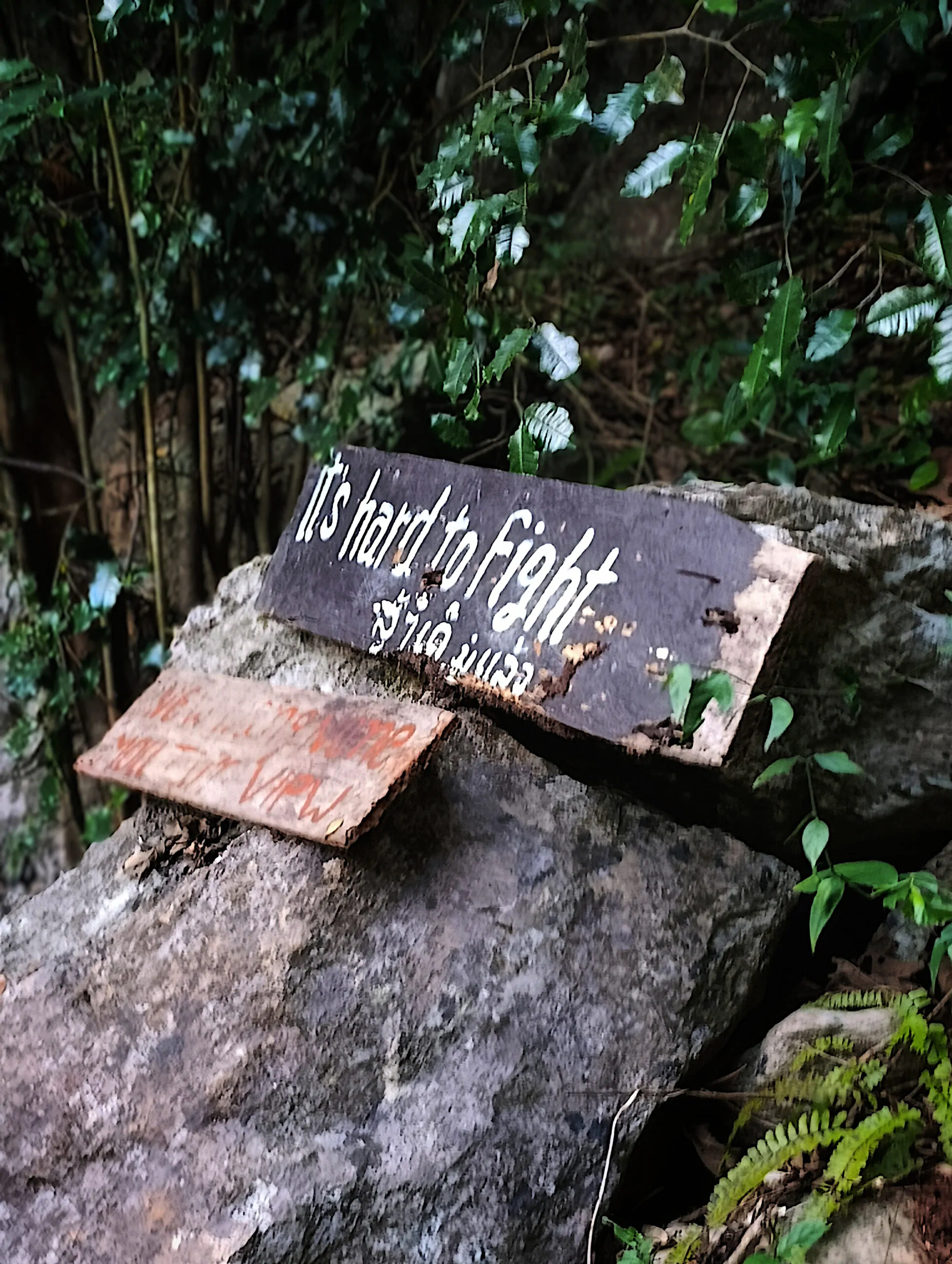 Nong Khiaw Tavliczka z Trekkingu